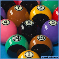 Aramith Tournament  BLACK 2Â¼"